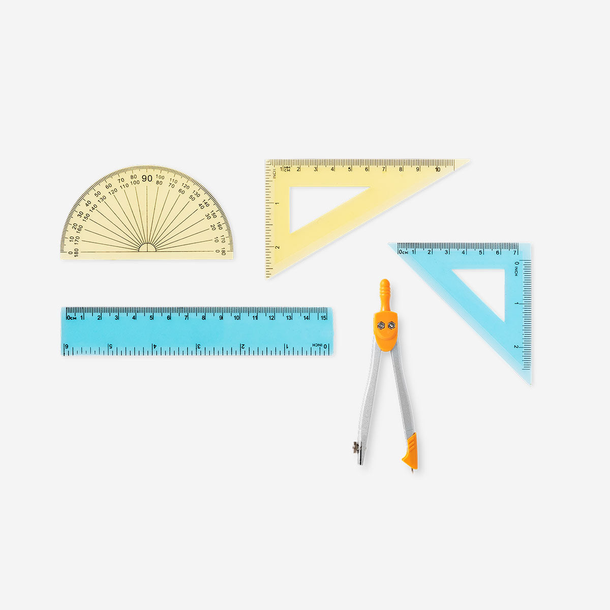 Geometrie-Set - 5 Stk.