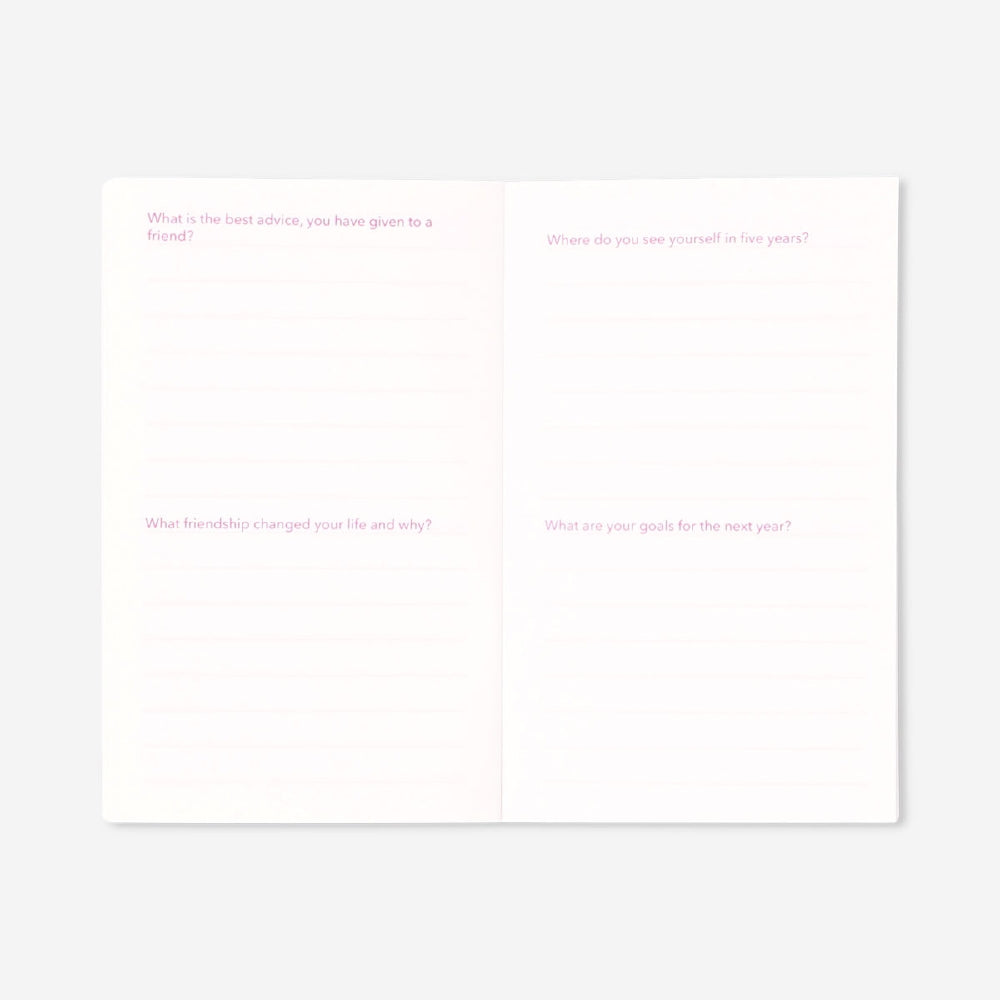 Flying Tiger Copenhagen write-and-burn journal with a textured cover and lined pages, ideal for office note-taking and creative writing.