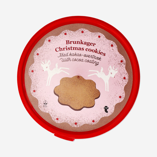 Chocolate covered Christmas cookies