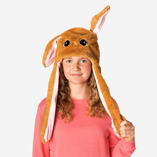 Bunny hat with moving ears