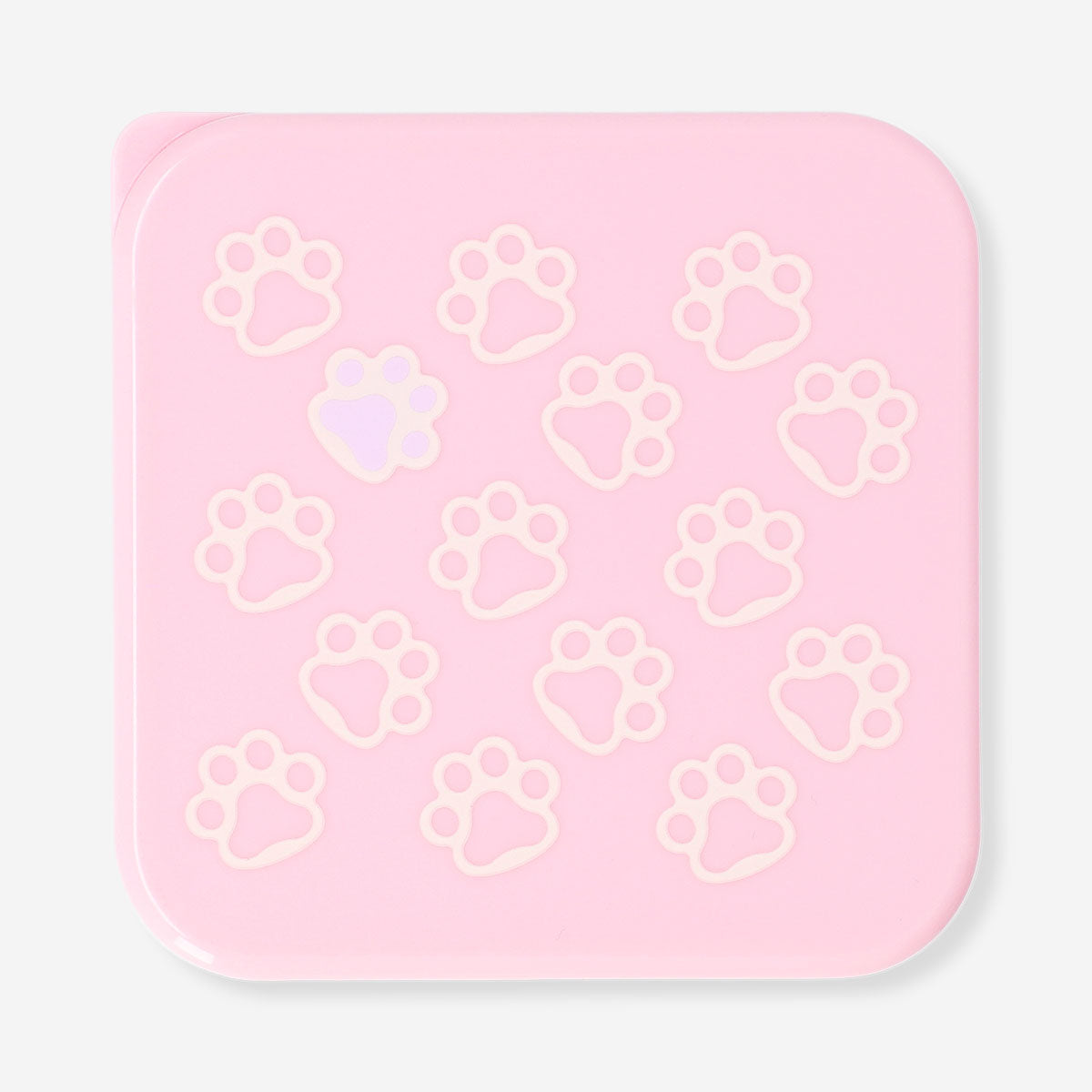 Snack box con estampado de patitas - 12x12 cm