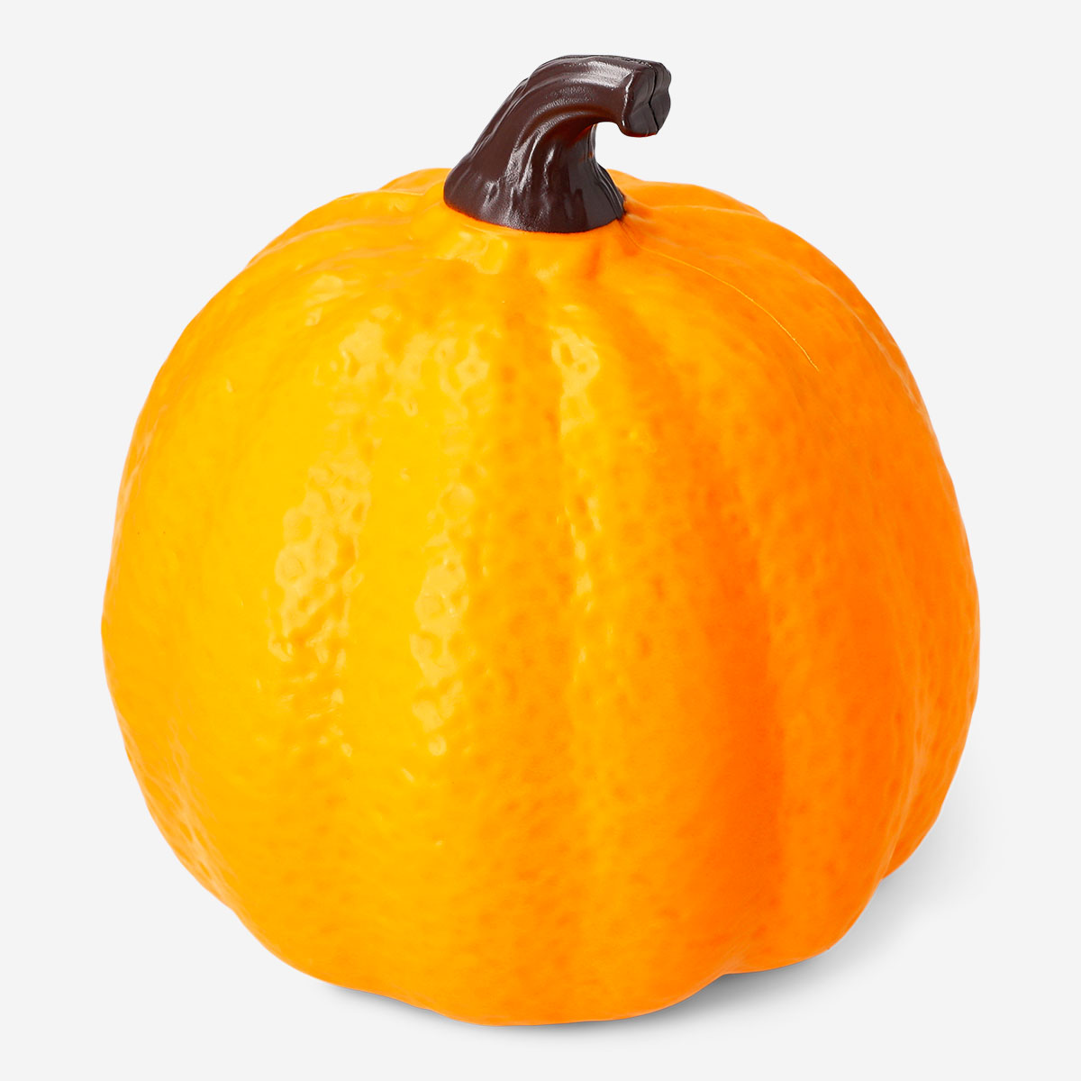 Luminous pumpkin gadget from Flying Tiger Copenhagen, 21 cm tall, glowing decorative pumpkin for festive or cozy decor.