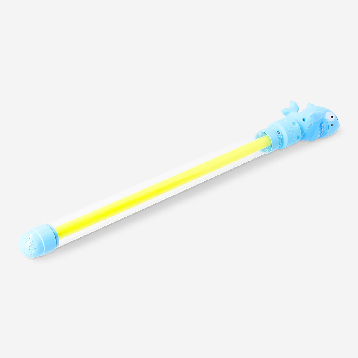Toy water pump featuring a playful shark decoration by Flying Tiger Copenhagen, perfect for children's water play activities.