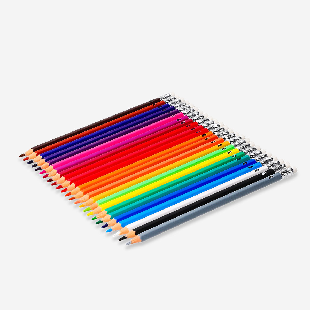 Erasable coloured pencils - 24 pcs