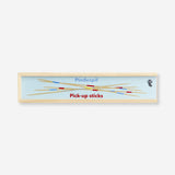 Flying Tiger Copenhagen pick-up sticks game with colorful wooden sticks for traditional fun and skillful play.