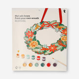DIY wooden wreath for hobby crafting, featuring natural wood materials and a circular design, from Flying Tiger Copenhagen.