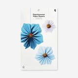 Decoratieve papieren bloemen - 3 stuks