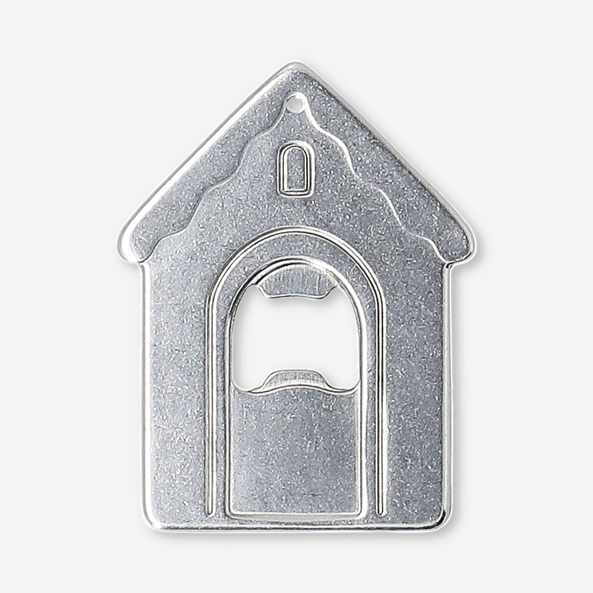 Flying Tiger Copenhagen house-shaped bottle opener, 7 cm kitchen accessory with a playful design, ideal for opening bottles.