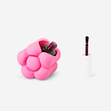 Pink flower nail polish holder