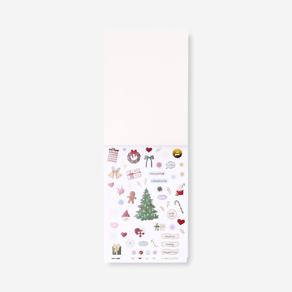 Office sticker book for calendars by Flying Tiger Copenhagen, featuring colorful stickers for decorating planners and schedules.