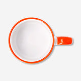 Flying Tiger Copenhagen summer print mug, 313 ml kitchenware with colorful summer-themed design, ideal for beverages.