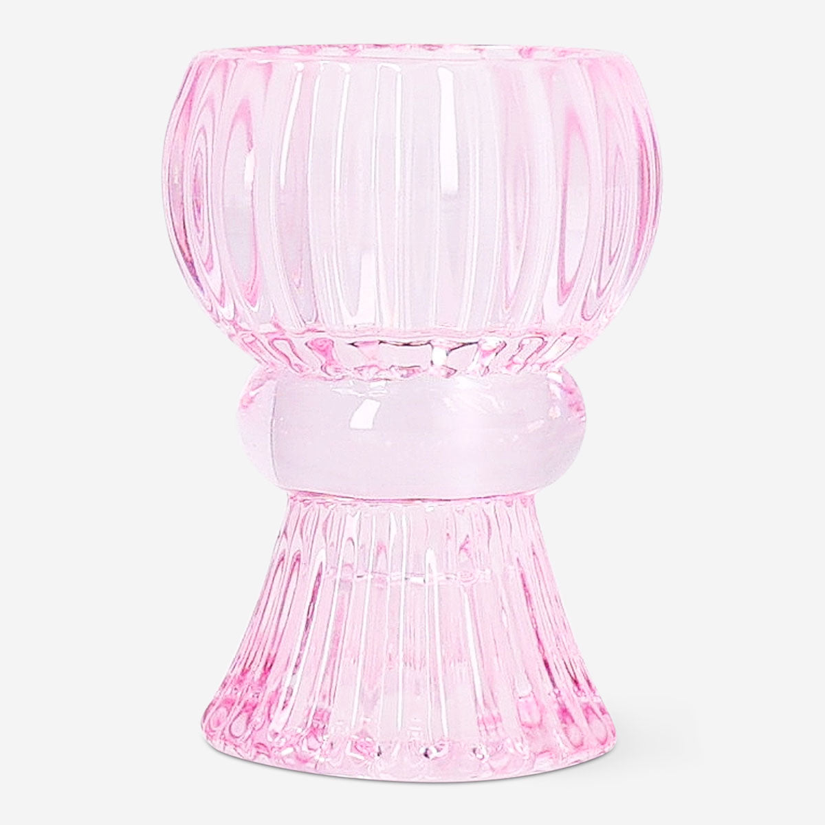Pink 6 cm dinner candle holder by Flying Tiger Copenhagen