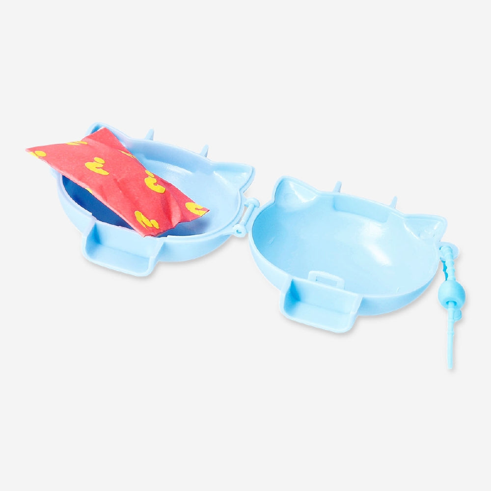 Flying Tiger Copenhagen collectible surprise toy featuring sea animals in a playful cat box display.