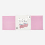Pink cosmetic organizer for makeup brushes, 18.5x6.5 cm, personal care storage by Flying Tiger Copenhagen, holds brushes neatly.