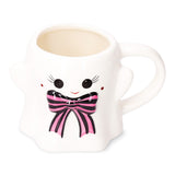 Flying Tiger Copenhagen Ghost mug, 320 ml kitchen cup with ghost design, ceramic material, perfect for hot beverages.