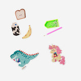 Set of 5 DIY rhinestone stickers from Flying Tiger Copenhagen, colorful and sparkly craft embellishments for hobbies and decorating.