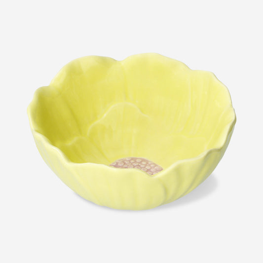 Yellow flower bowl - 11 cm