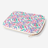 Floral tablet cover and organiser by Flying Tiger Copenhagen, 29x23 cm, featuring colorful flower patterns and multiple compartments.