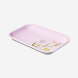 Decorative tray with floral print