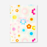 Floral study planner with zip lock - English