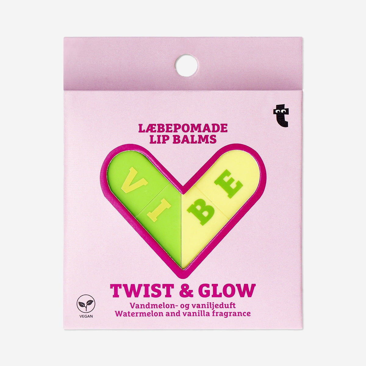 2 in 1 lip balms - Watermelon and vanilla fragrance Personal care Flying Tiger Copenhagen 