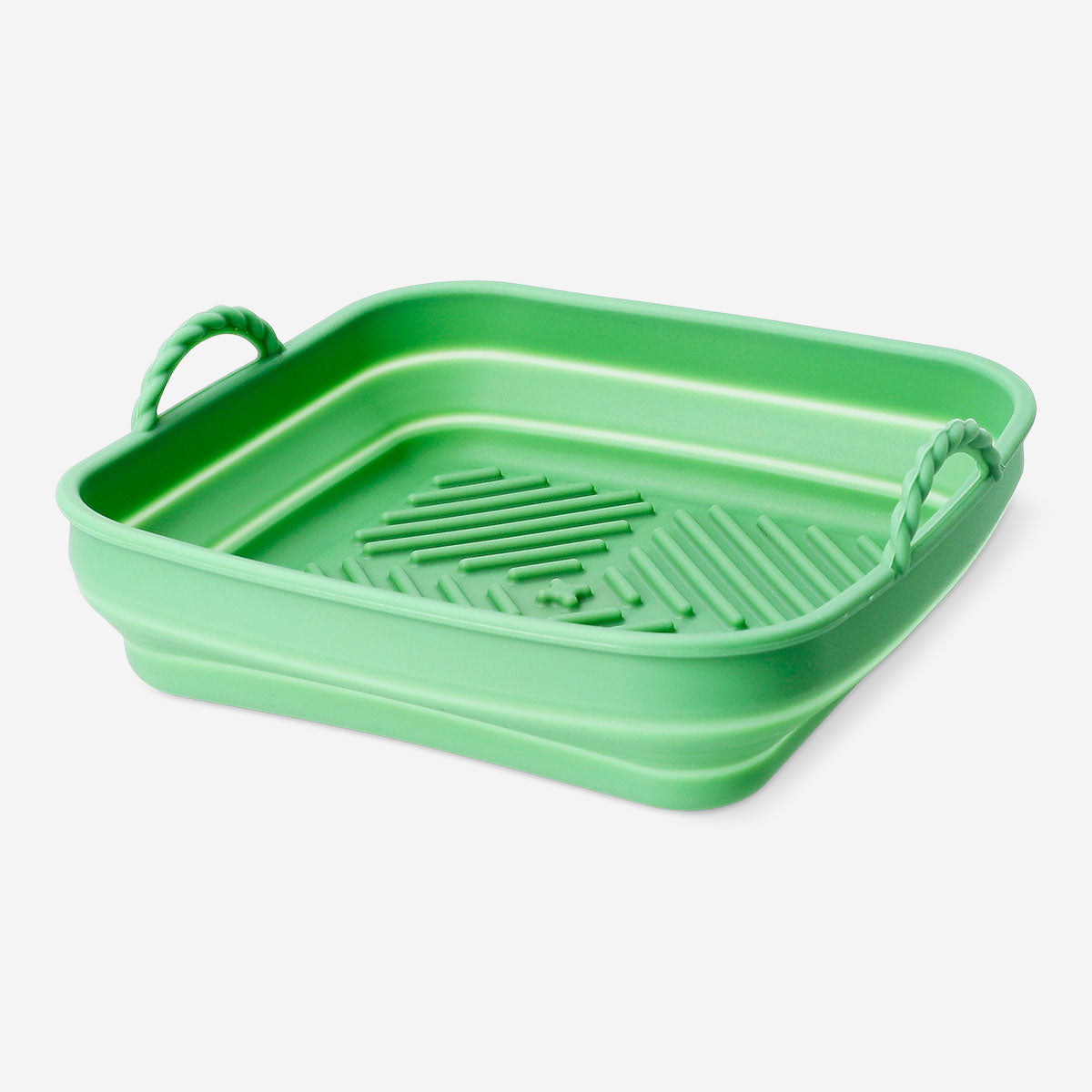 Square air fryer liner from Flying Tiger Copenhagen, 19x19 cm, designed to fit kitchen air fryers for easy cleanup.