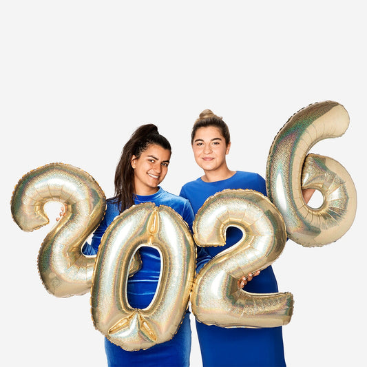 2026 foil balloon garland