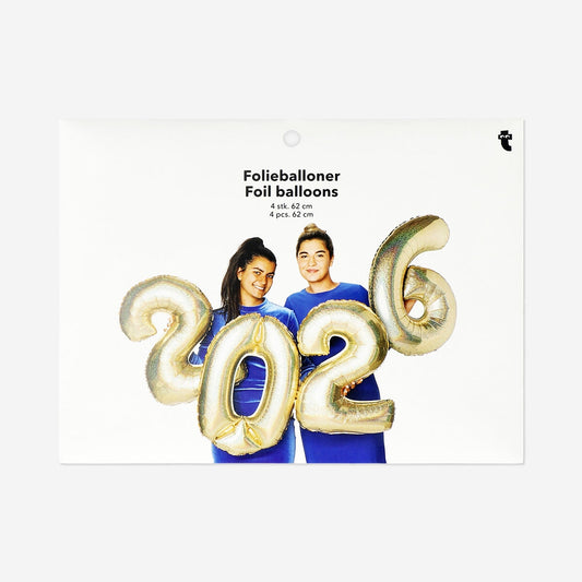 2026 foil balloon garland