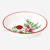 14cm Christmas print low kitchen bowl by Flying Tiger Copenhagen, ceramic with festive holiday design