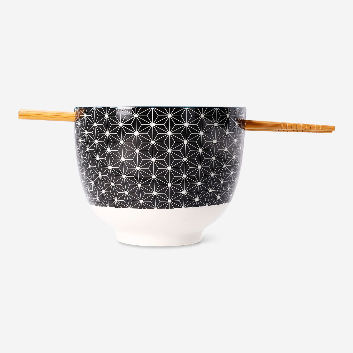 Flying Tiger Copenhagen ramen bowl with matching chopsticks, 13 cm, ceramic kitchenware for serving noodles and soups.