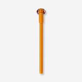 Flying Tiger Copenhagen brown sausage dog ballpoint pen for office use, featuring a playful dog design and smooth writing tip.