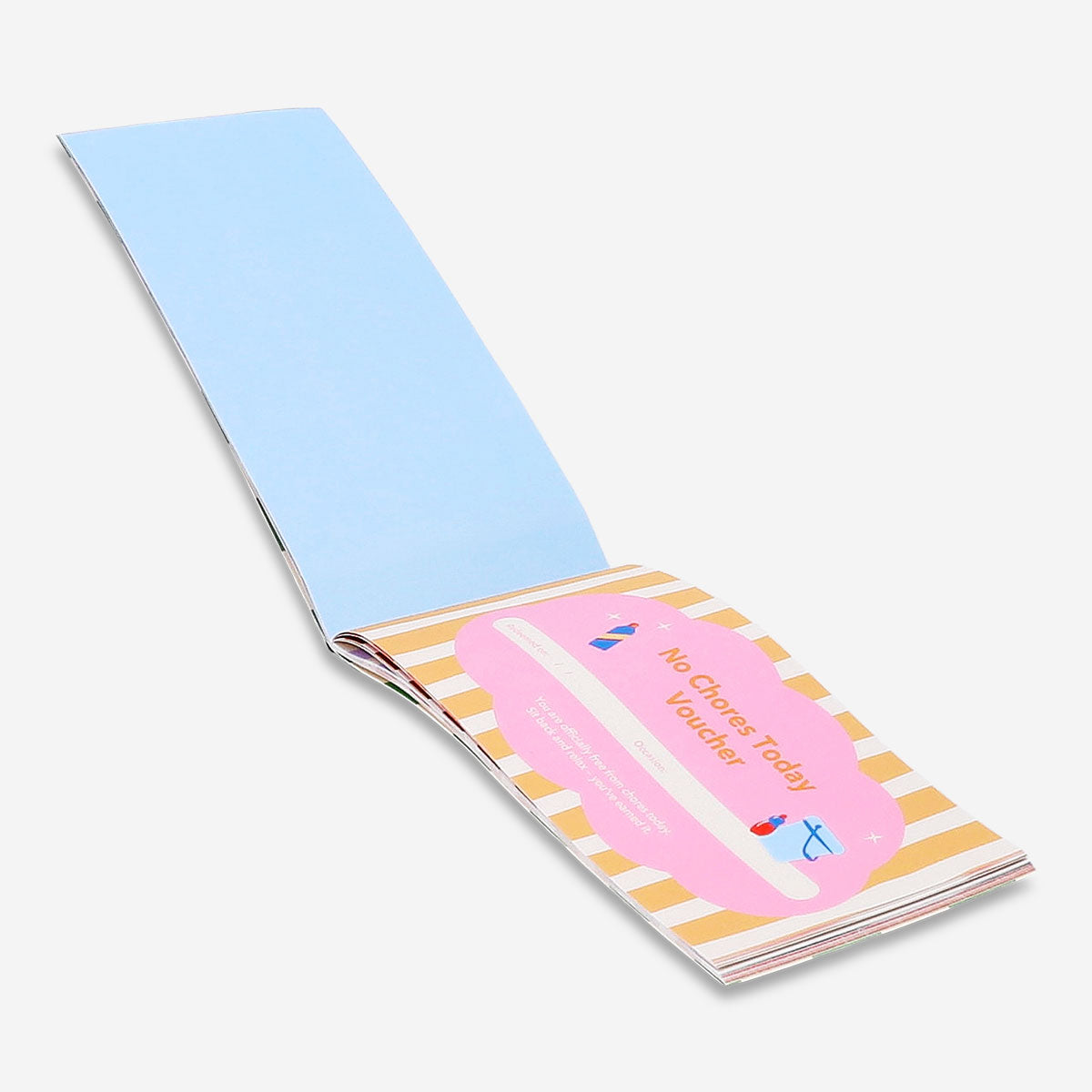 Office vouchers for kids from Flying Tiger Copenhagen, featuring colorful designs and playful illustrations.