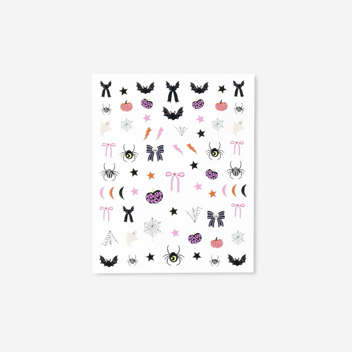 Flying Tiger Copenhagen 3D Halloween nail stickers with spooky designs for personal care and nail art decoration.