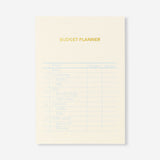 A5 budget planner from Flying Tiger Copenhagen featuring a sleek office design with pages for financial planning and organization.