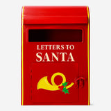 Decorative red metal letter box for home use, measuring 15x22 cm, by Flying Tiger Copenhagen, featuring a stylish and functional design.