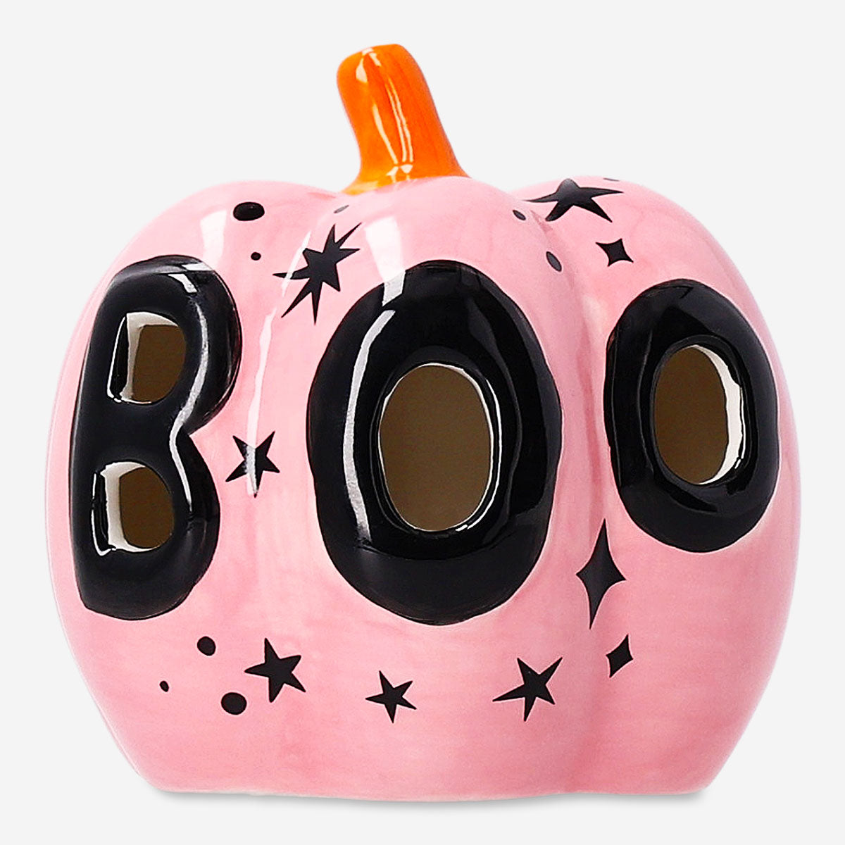 Luminous 10cm pumpkin with LED light from Flying Tiger Copenhagen, perfect for home decor and ambient lighting.