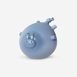 Blue hippo balloon animal toy from Flying Tiger Copenhagen, featuring a playful design and vibrant colors.