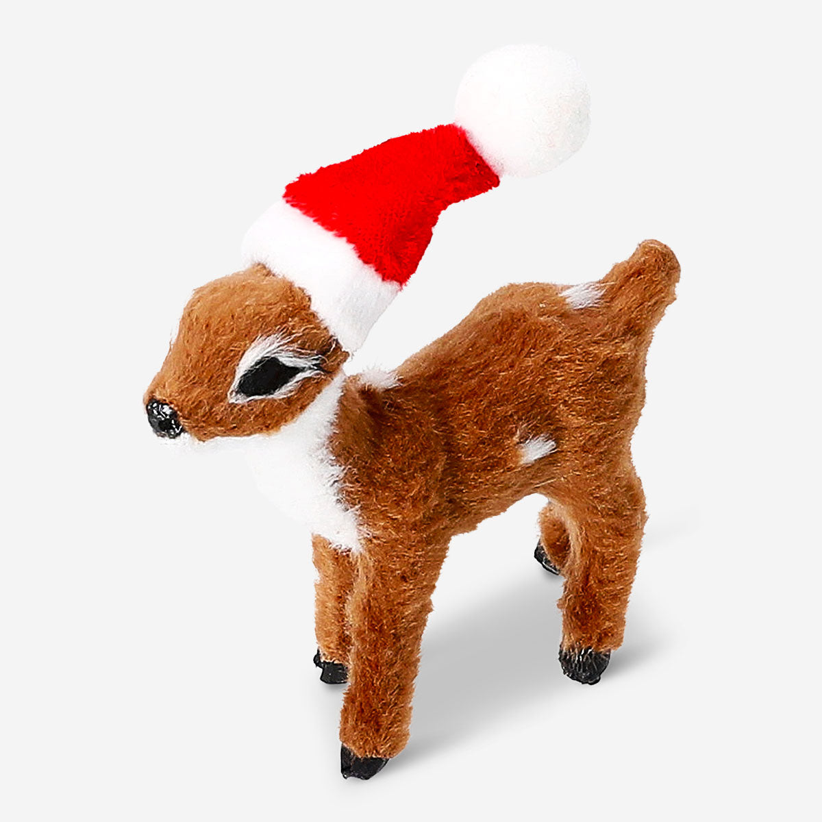 Decorative standing roe deer figurine, 8 cm tall, ideal as a home decor piece by Flying Tiger Copenhagen.