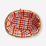 Weaved picnic basket - 41 cm
