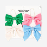 Flying Tiger Copenhagen CL Velvet Bow Ornament featuring a soft, plush velvet bow in a decorative shape.