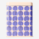 Scatola di latta con stampa di zucche - 13 cm
