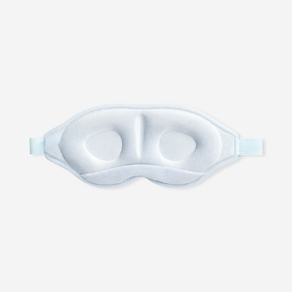 Niebieska opaska na oczy do spania dla dorosłych z pianką