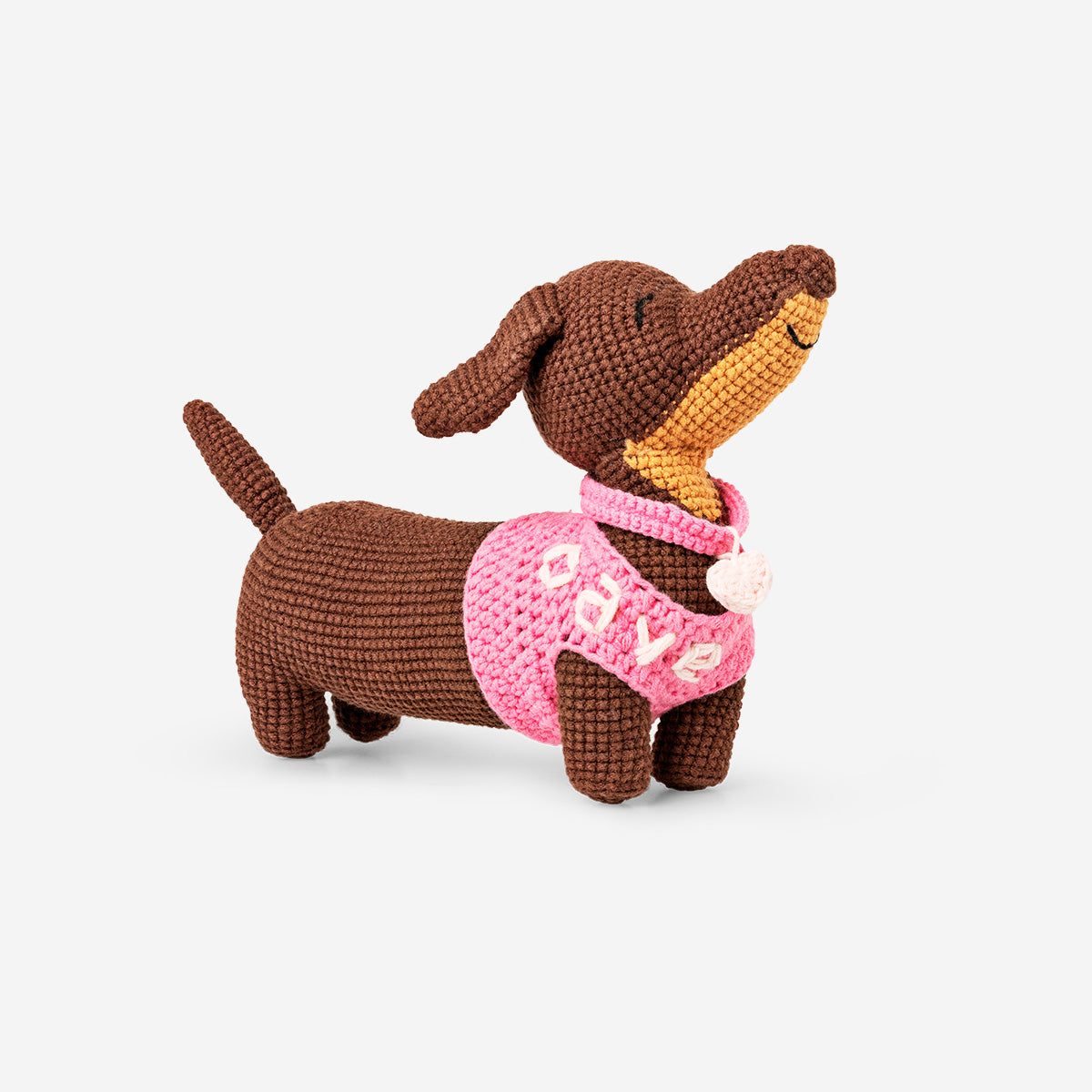 Kit crochet DIY chien saucisse