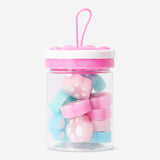 Set of paw erasers