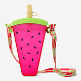 Flying Tiger Copenhagen watermelon design water bottle with carry strap, ideal for kitchen and outdoor use