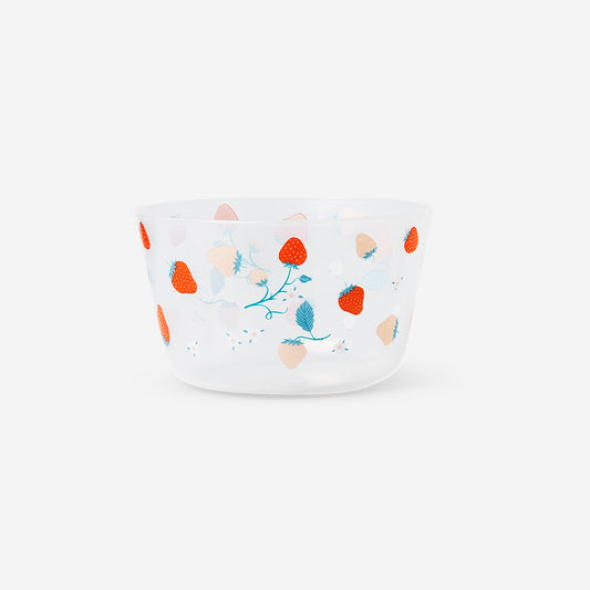 Bowls with strawberry print - 2 pcs