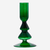 Green tree-shaped candle holder from Flying Tiger Copenhagen, 11 cm tall, with a detailed leafy design for home decor.