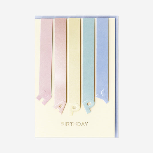 Holographic birthday card