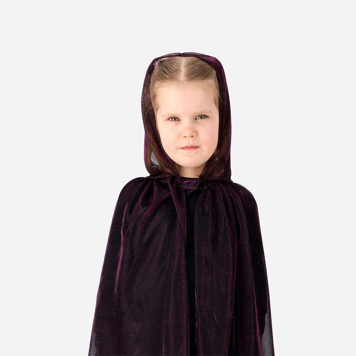 Sparkly glitter effect cape for children aged 4 to 8, perfect for parties, by Flying Tiger Copenhagen.