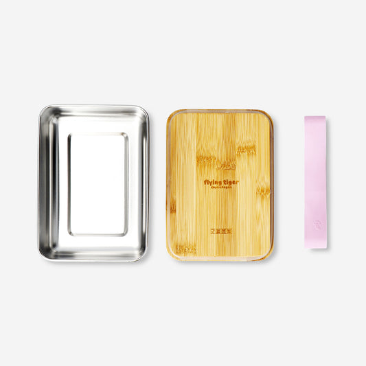 Designer Collection - Steel lunchbox with lid - 17 cm